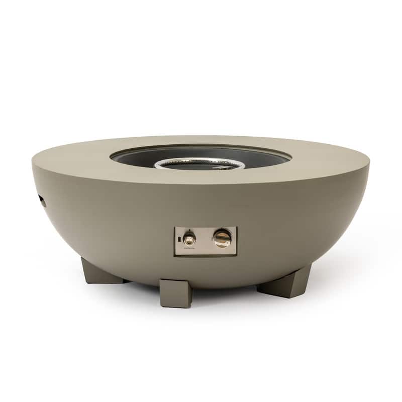 Round 36-Inch Iron Fire Pit Table