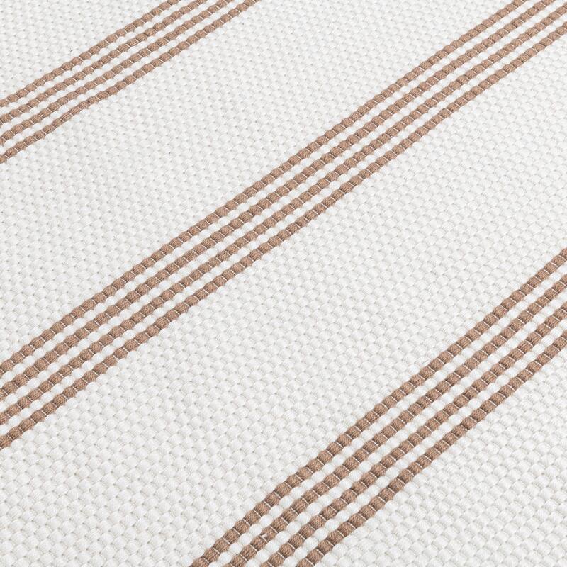 Villa by Classic Home Sorrento Handwoven Performance Stripe Fabric Rug