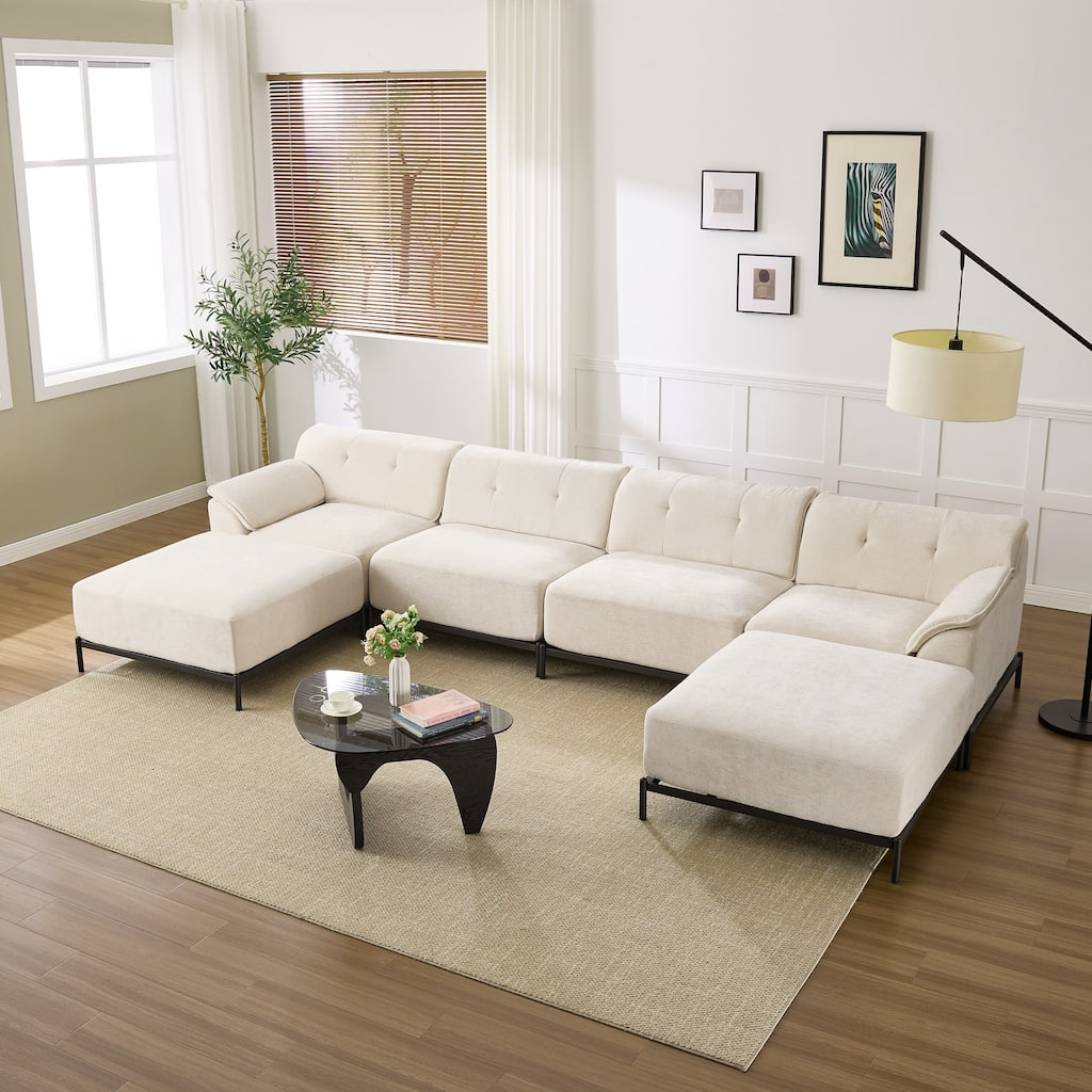 Upholstered Modular Sectional Sofa