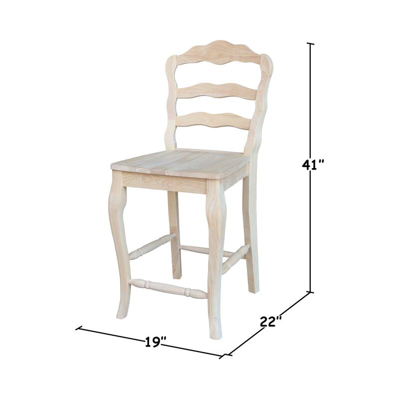 Versailles Solid Wood Stool