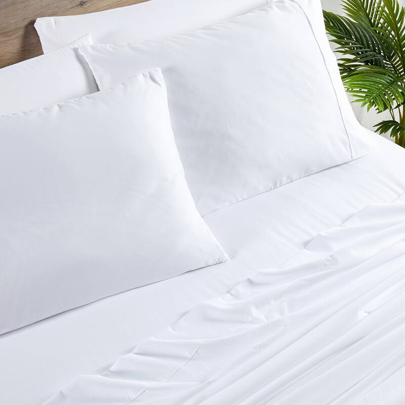 Bibb Home 2000 Count 6-Piece Rayon from Bamboo Sheet Set
