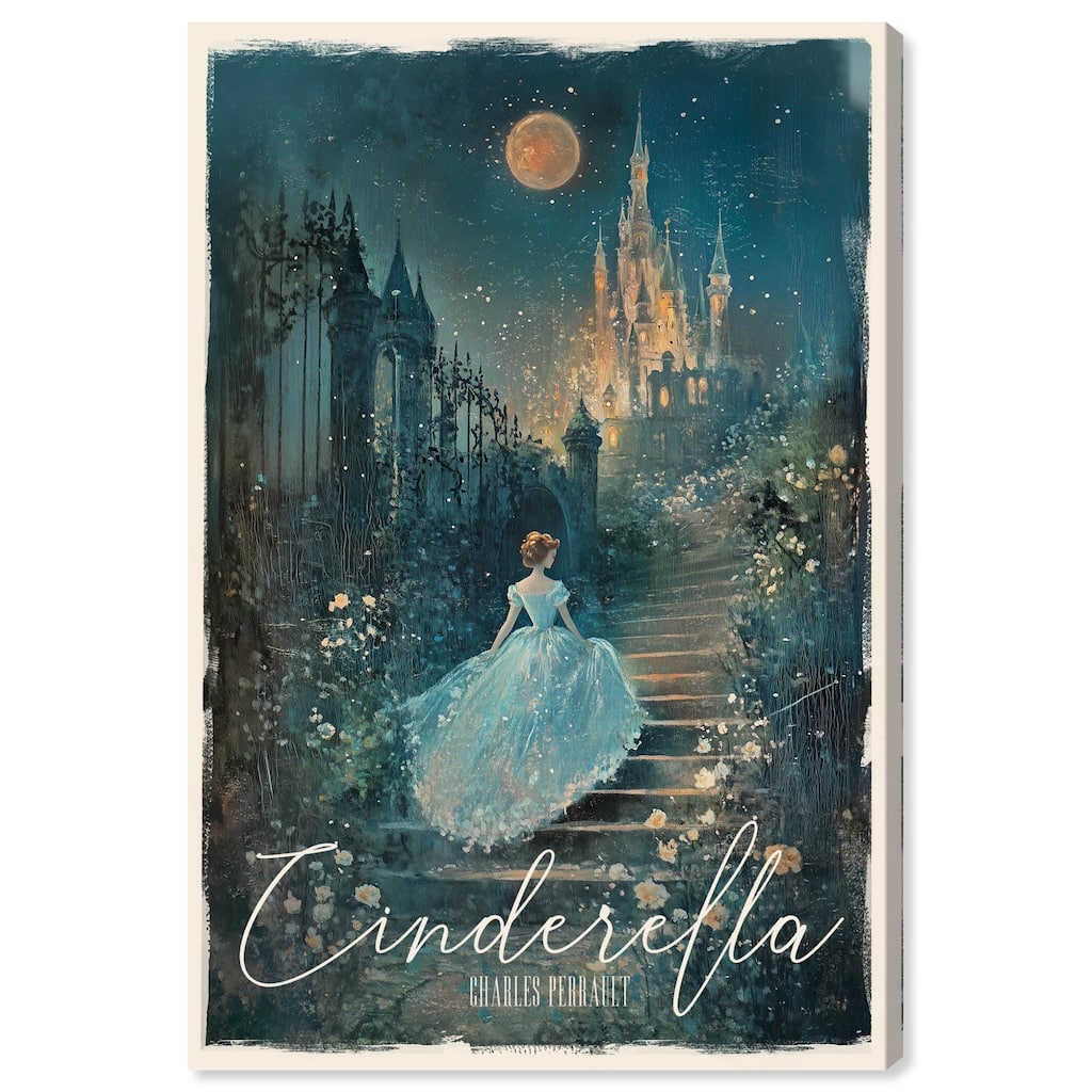 Classic Cinderella Canvas by Art Remedy, Gallery Wrapped