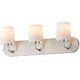 preview thumbnail 1 of 9, Maxim 12893WT Durham 3 Light 24" Wide Bath Vanity Light Satin Nickel