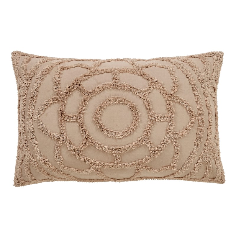 Better Trends Cleo Comforter Set 100% Cotton Tufted Floral Design Soft Plush Chenille Machine Washable Tumble Dry