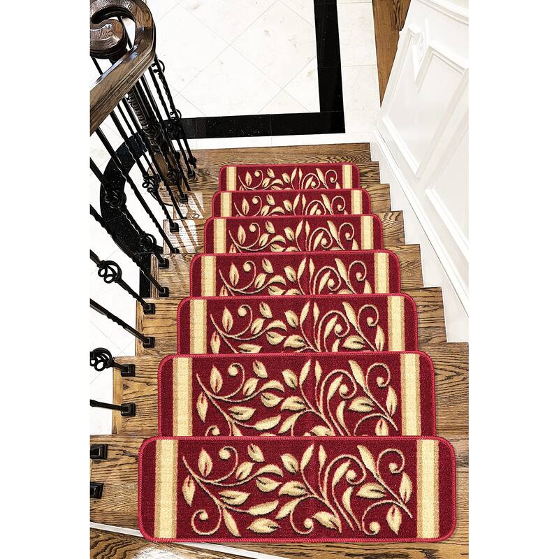 Gloria NonSlip Rubber Back Stair Treads (Set of 15) 8.5'' x 26