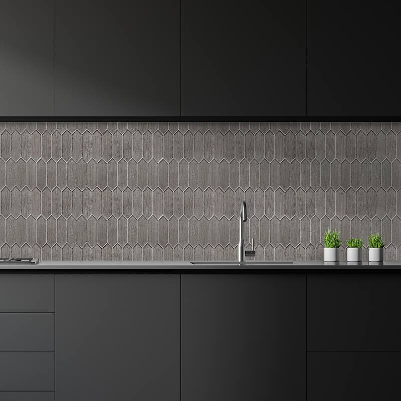 Altair Windey Hexagon Laminated Glass Mosaic Wall Tile