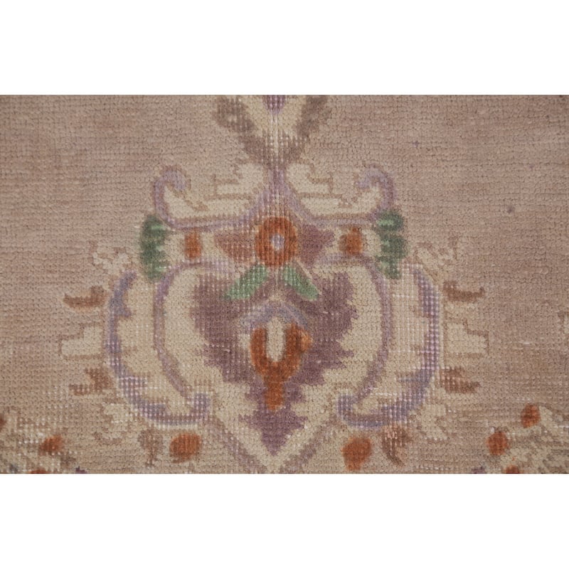 Tabriz Persian Vintage Area Rug Handmade Traditional Wool Carpet - 9'10" x 12'6"