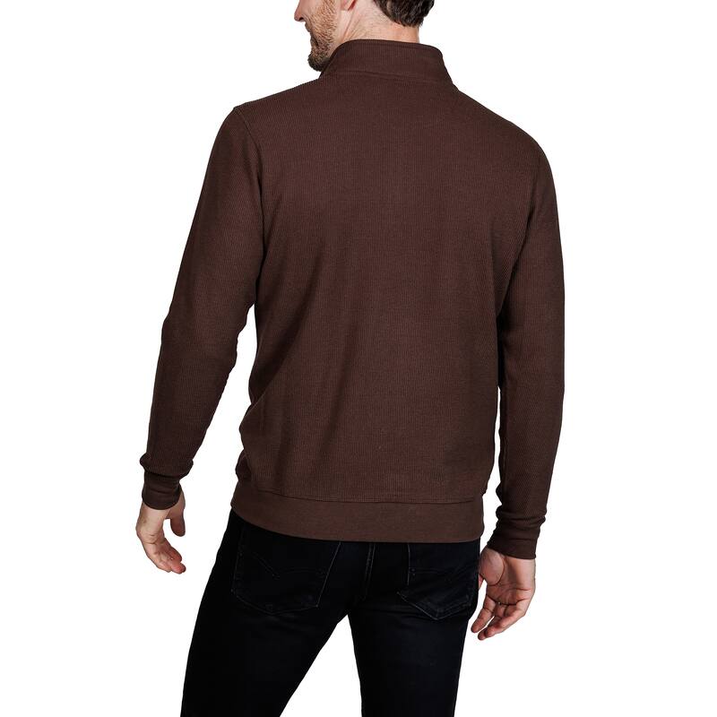 Tailorbyrd Men's Cozy Knit Quarter Zip Pullover