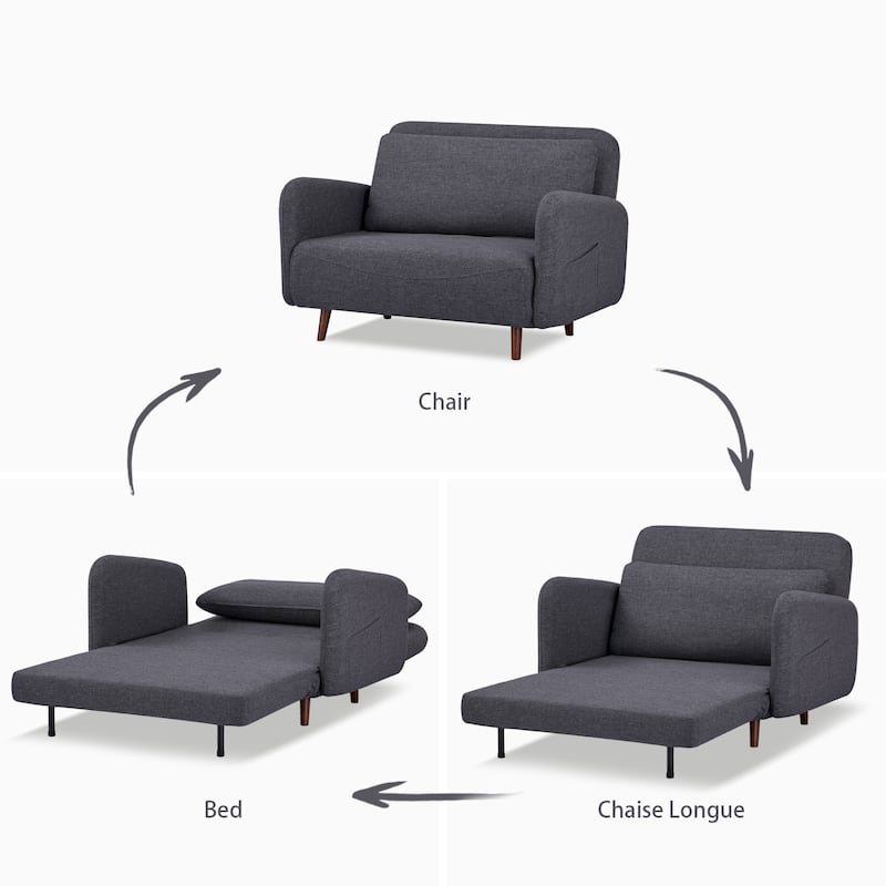 Artdeco Home - Boston & Cypress Convertible Futon Chair