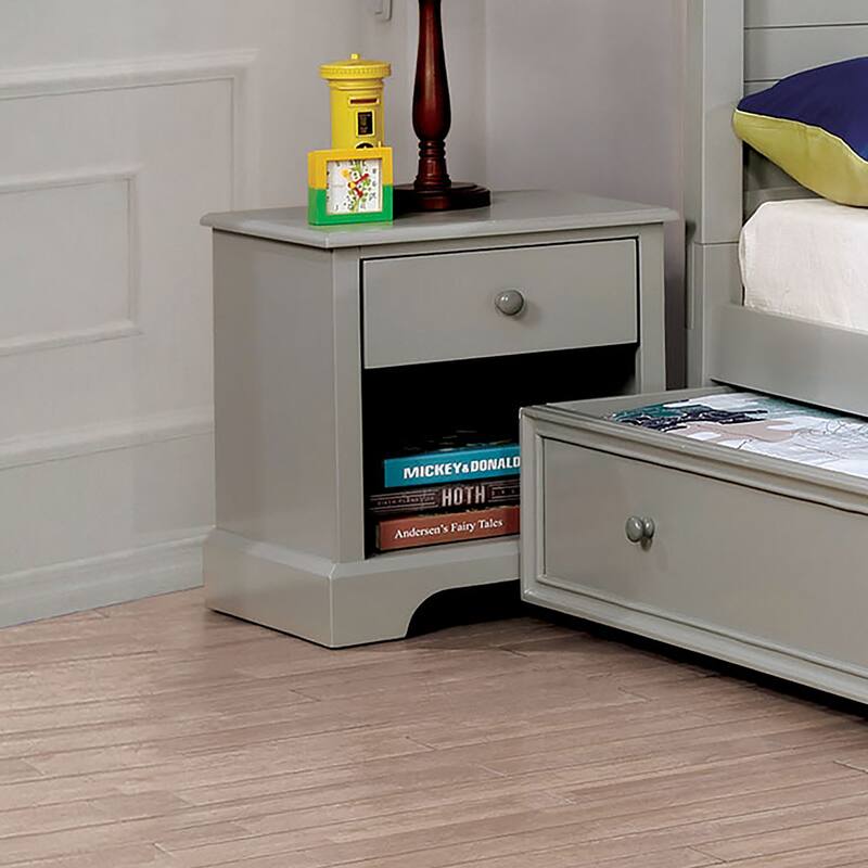 Cholla Transitional Solid Wood 1-Drawer Nightstand by Taylor & Olive
