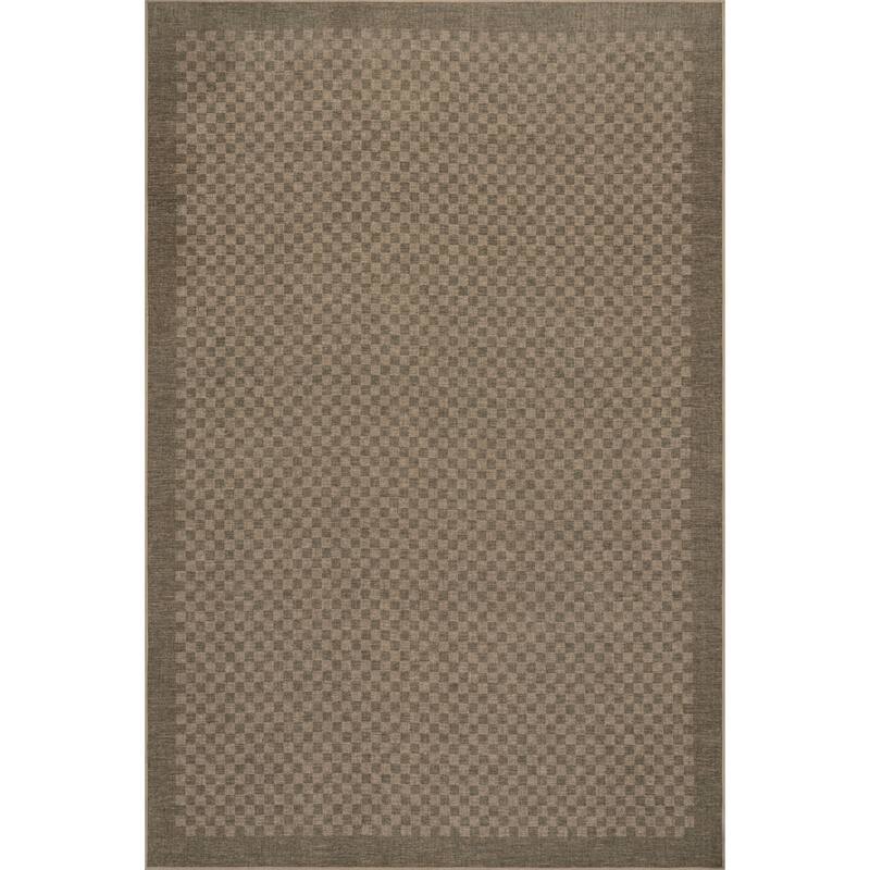 Nate Berkus Watts Modern Checkered Washable Area Rug