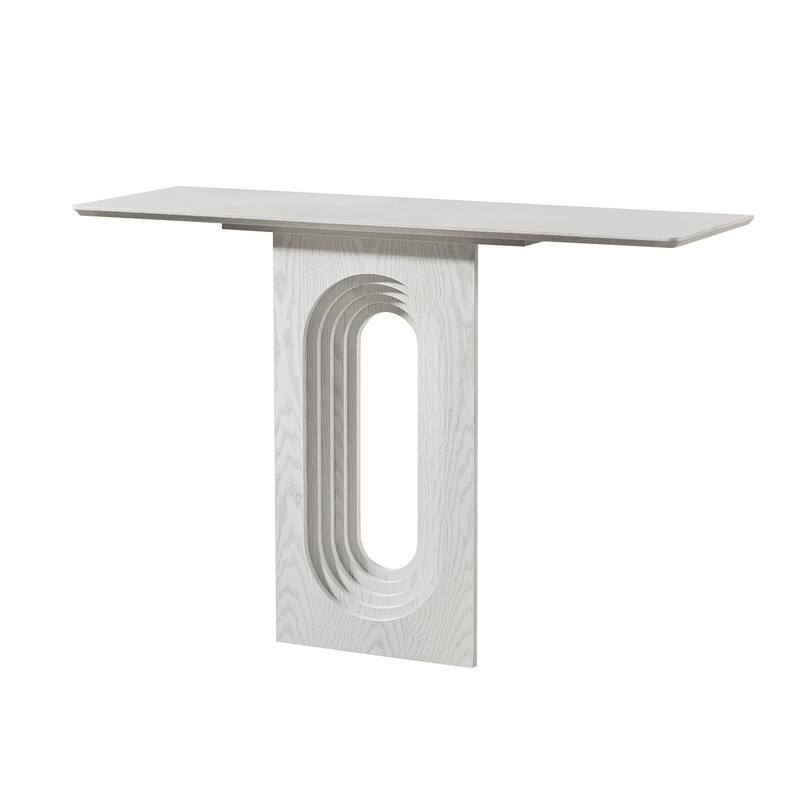 Modern 47" Narrow Console Table for Living Room Entryway Use