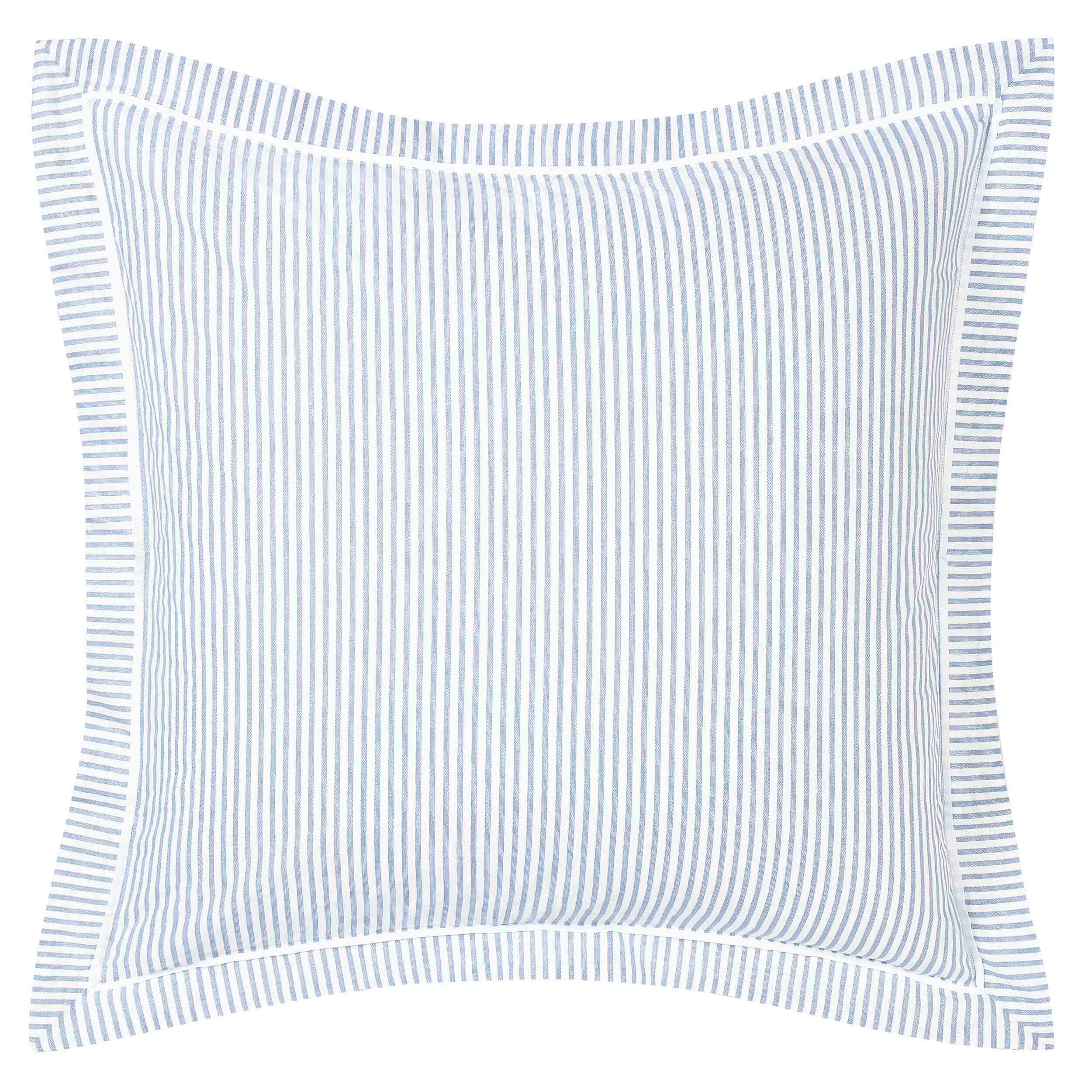 Laura Ashley Nora Blue Cotton Comforter Bonus Set - On Sale - Bed