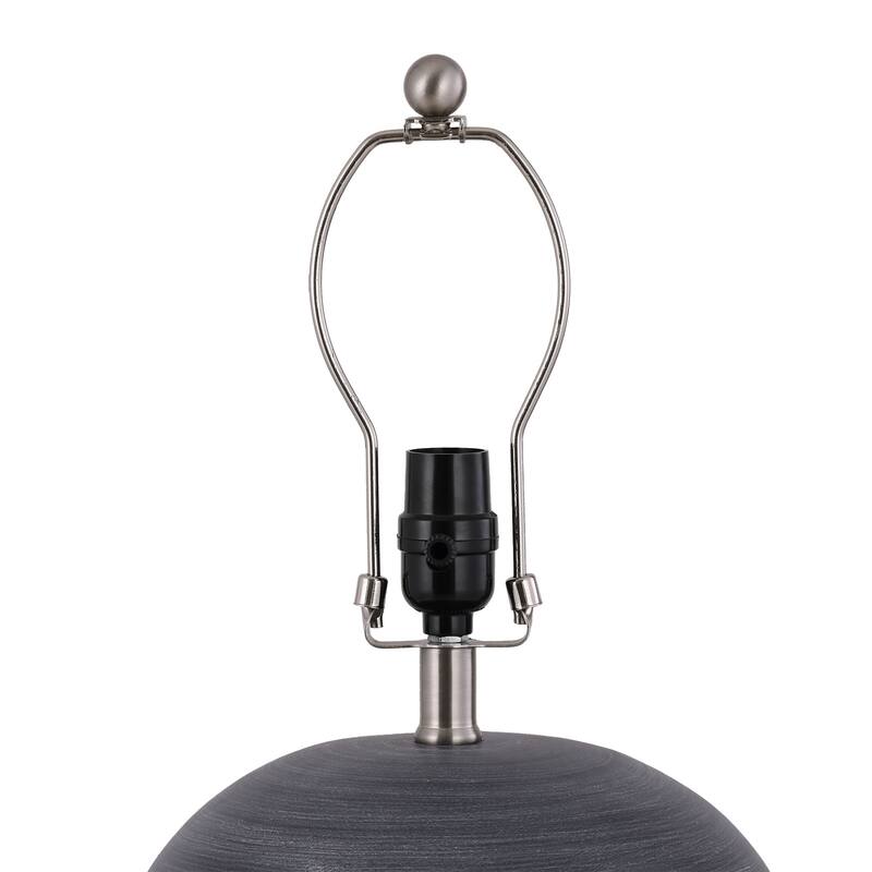 Global Accent Ceramic Table Lamp with Linen Shade