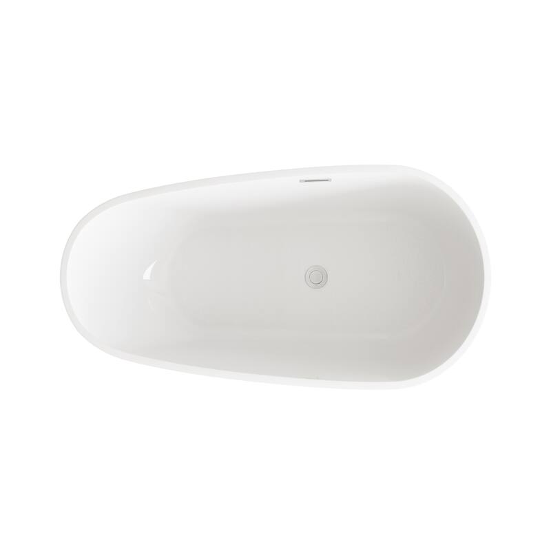Hillary Bathtub in Glossy White