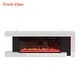 preview thumbnail 10 of 12, Stylish Electric Fireplace TV stand: Remote - controlled Operation and Adjustable Heating for Comfort
