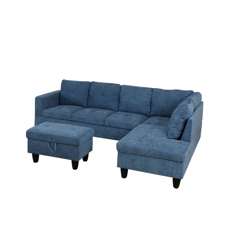 Ergonomic Sofa with Storage, Durable and Comfortable
