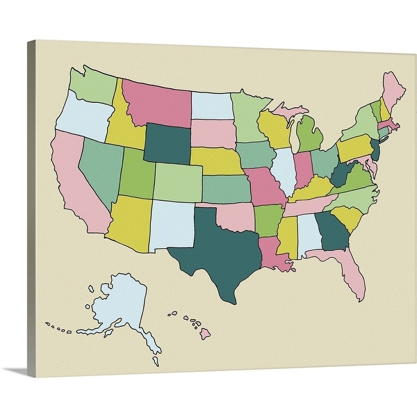 "States" Canvas Wall Art