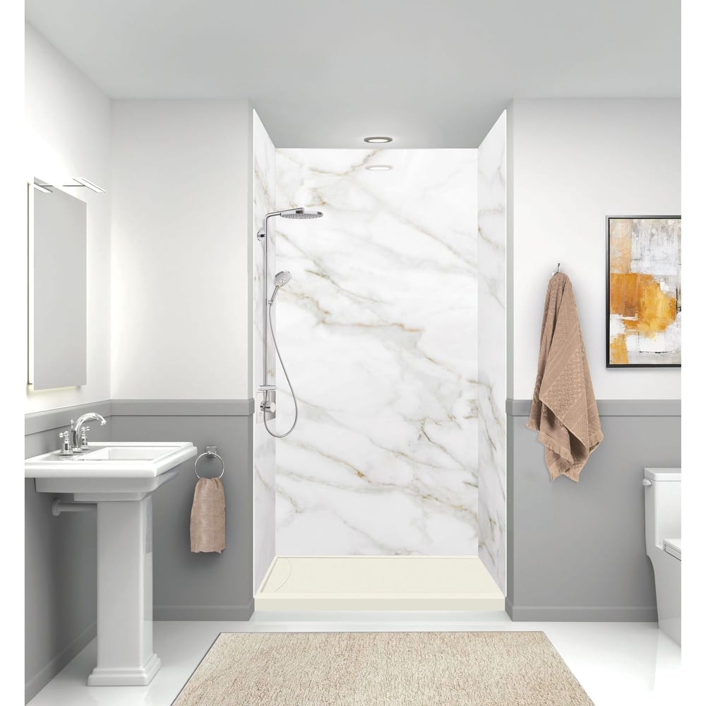 Transolid FSL4834L 48" x 34" Rectangular Shower Base with Single