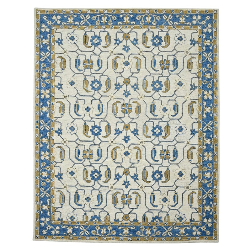 HomeRoots Oriental Traditional Rectangle Area Rug