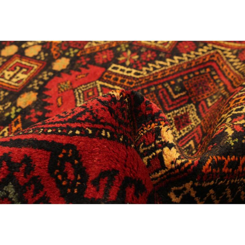 ECARPETGALLERY Hand-knotted Teimani Red Wool Rug - 2'10 x 6'1