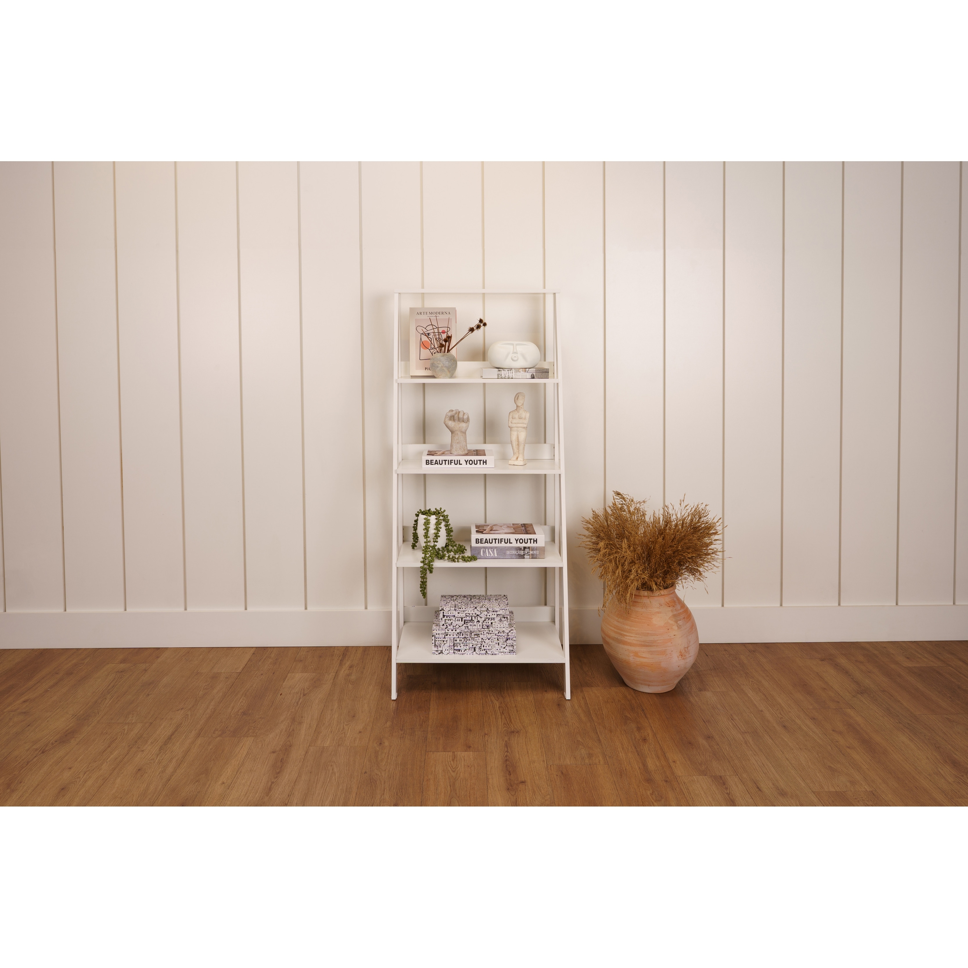 24 wide top white bookcase