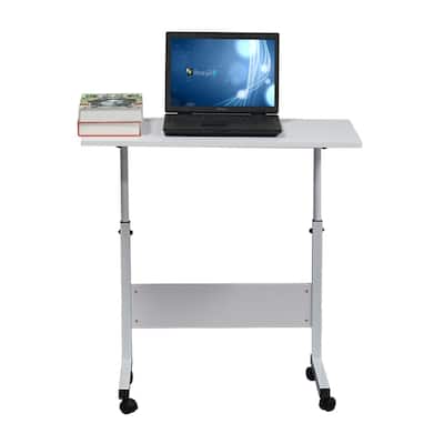 Removable Chipboard & Steel End Table with Baffle