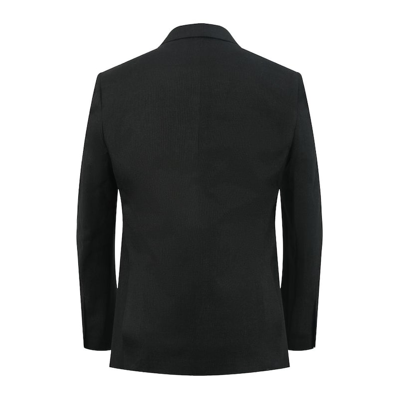 Elie Balleh Boys' Slim Fit Classic Mélange Jacket