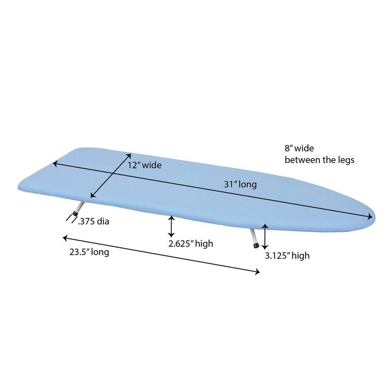 Household Essentials Collapsible Table Top Ironing Board