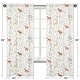 preview thumbnail 5 of 3, Sweet Jojo Designs Woodland Toile 84-inch Window Treatment Curtain Panel Pair