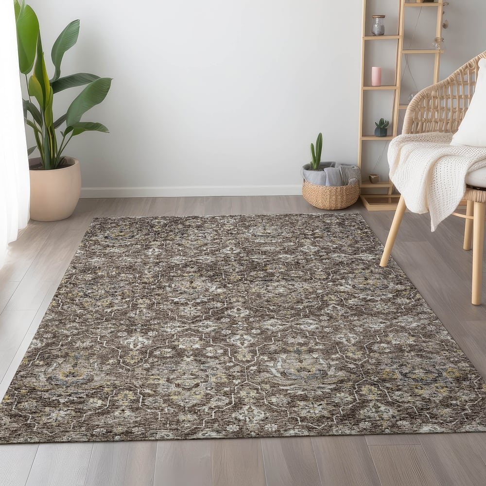 Premium Washable Super Soft Traditional Kashan Mayfield Rug