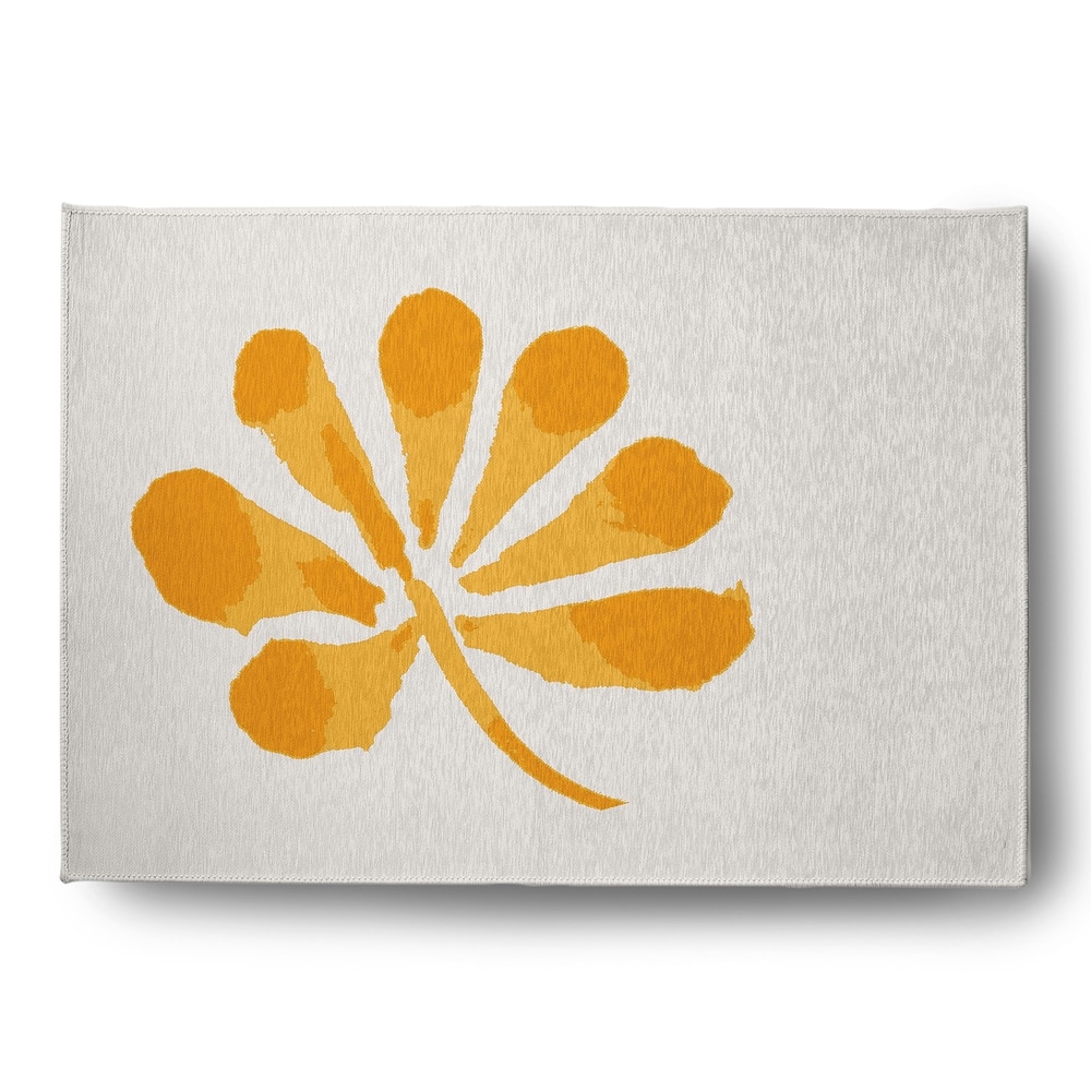 Petals Spring Chenille Indoor/Outdoor Rug