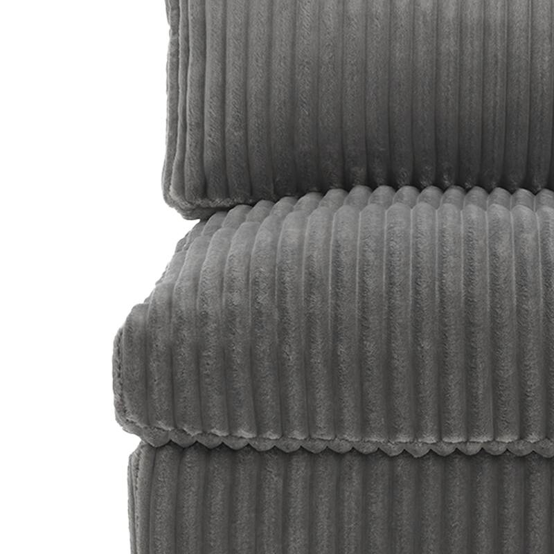 Cotton Flannel corner Sofa Armless Modular Sectional Sofa Seamless Combination