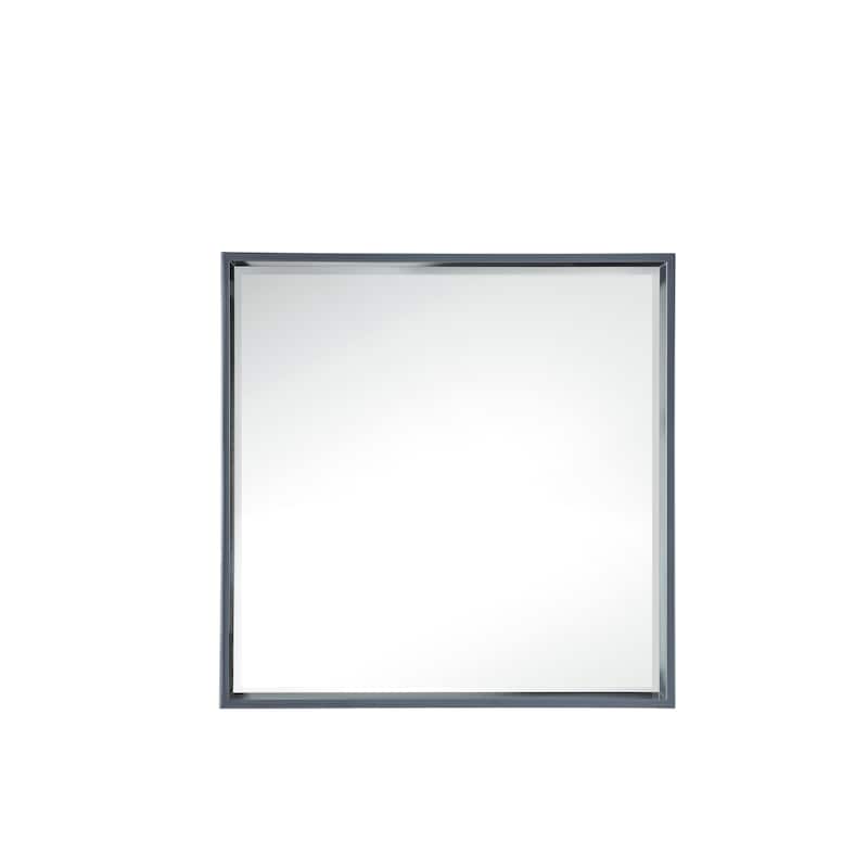 James Martin Vanities Milan 35.4" Square Cube Mirror