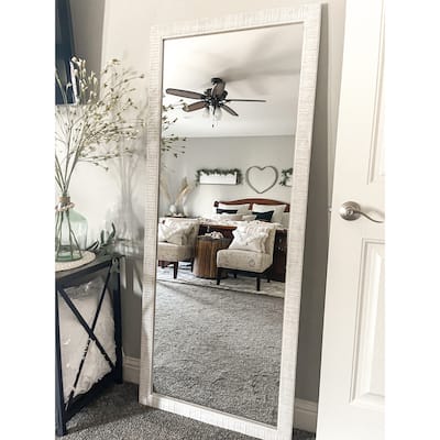 Frame My Mirror White Framed Mirror, Huntington Design