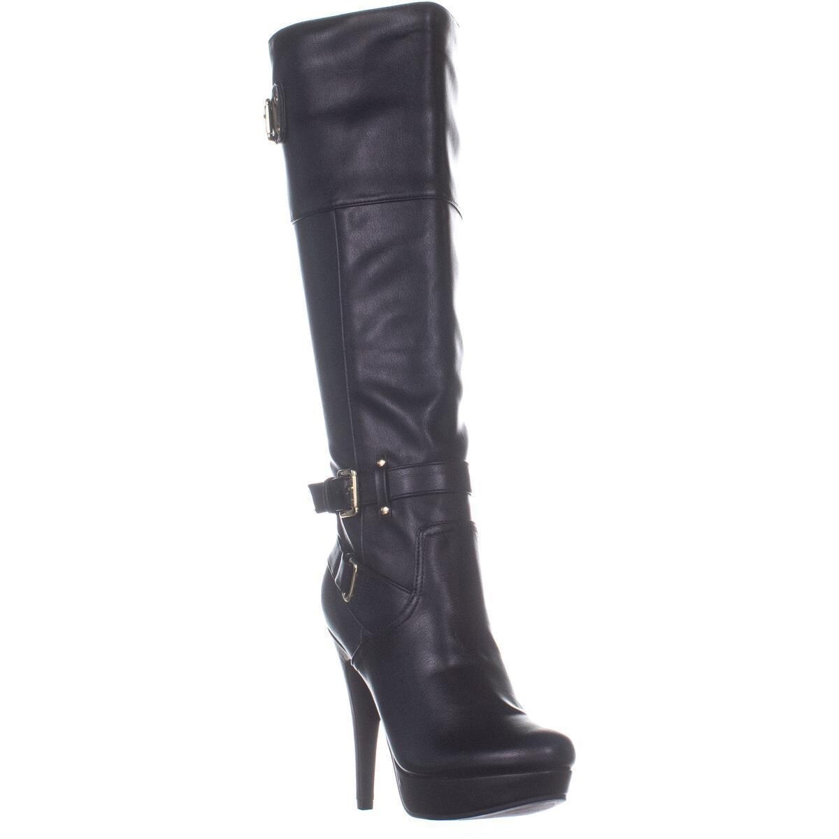 black guess boots