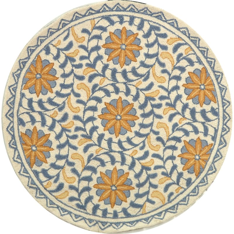 SAFAVIEH Handmade Chelsea Vermont French Country Wool Rug