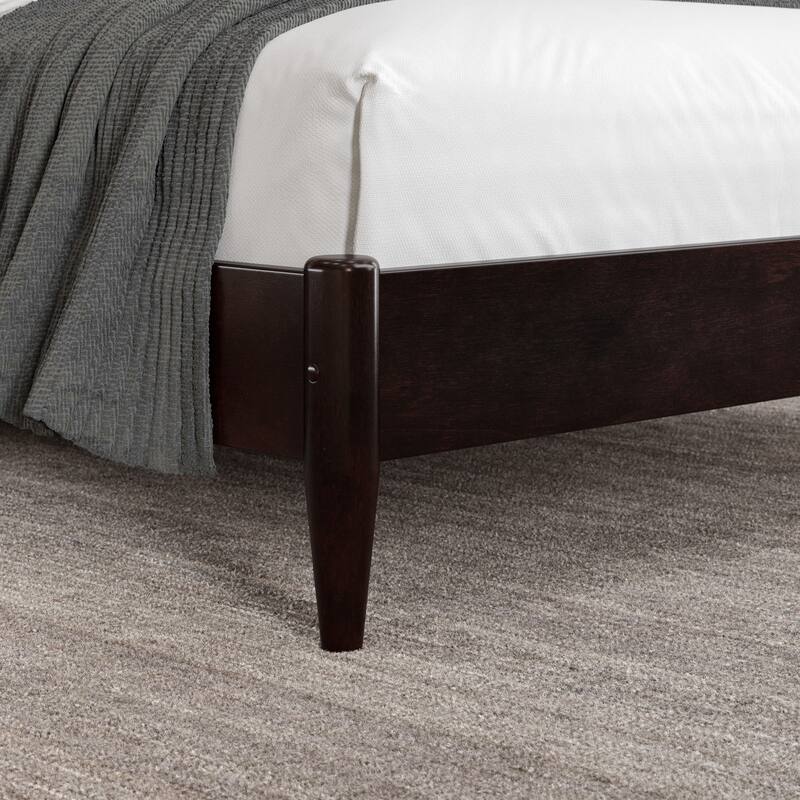 Becket Solid Wood Low Profile Platform Bed