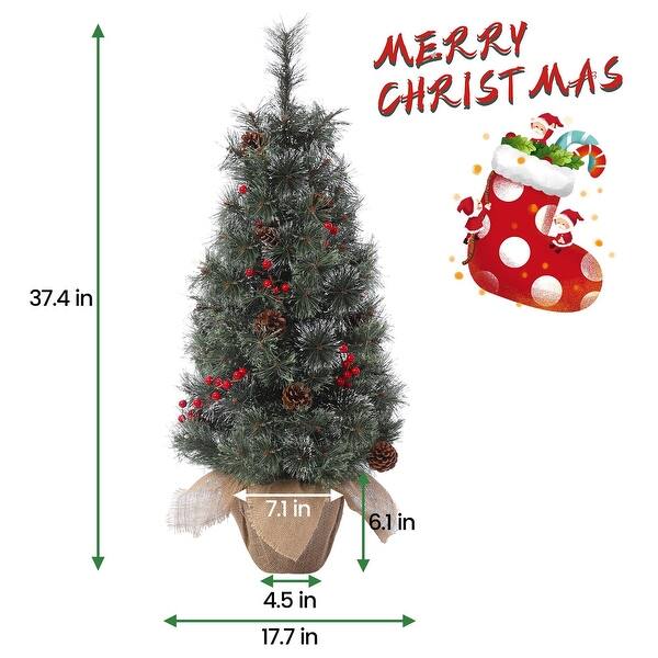 3ft Mini Pre-Lit Christmas Tree with 70 LED Lights - Bed Bath & Beyond ...