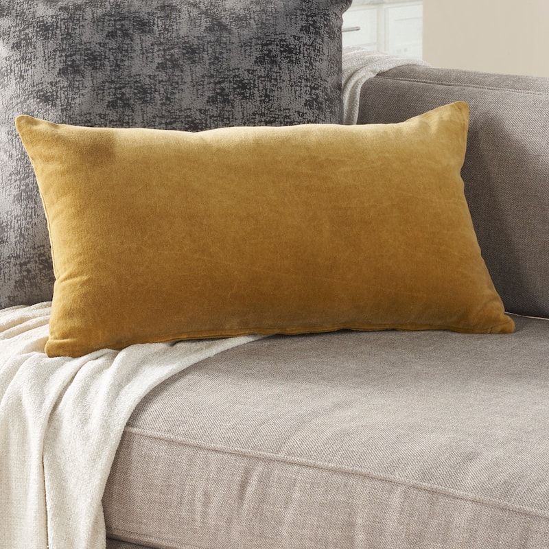Mina Victory Cover Only Solid Throw Pillow