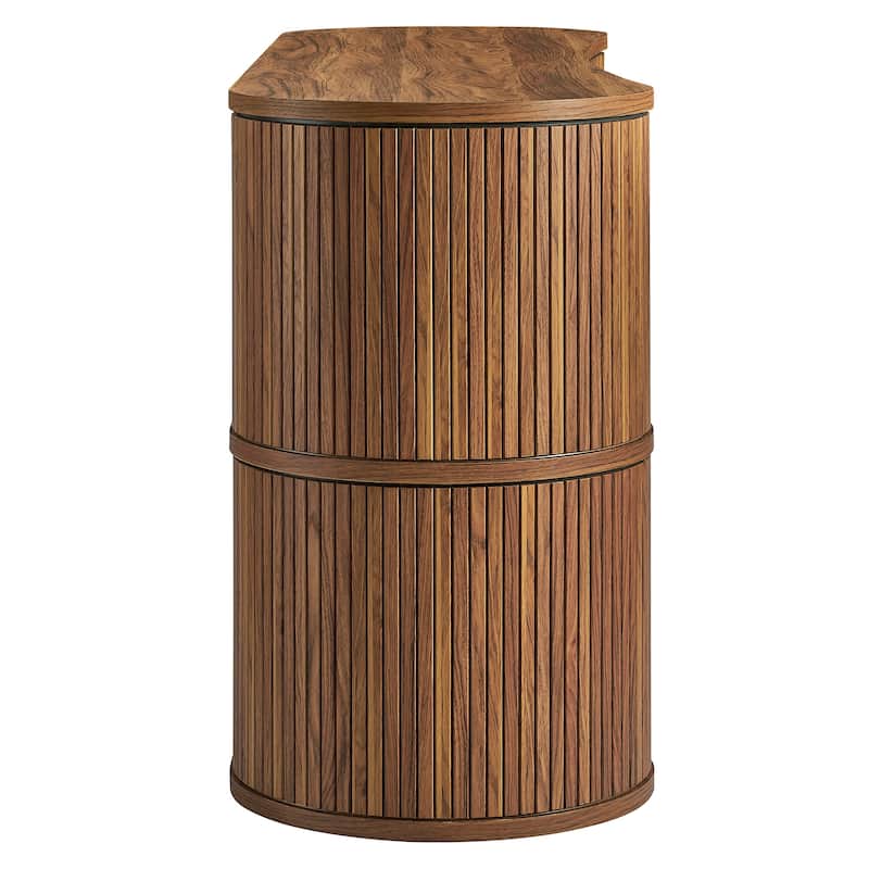 Radcliffe 63" Curved Fluted Sideboard Buffet Cabinet