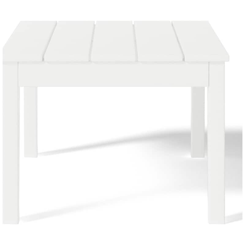 Polytrends Laguna 3-Piece Outdoor Patio Bench Set With Coffee Table