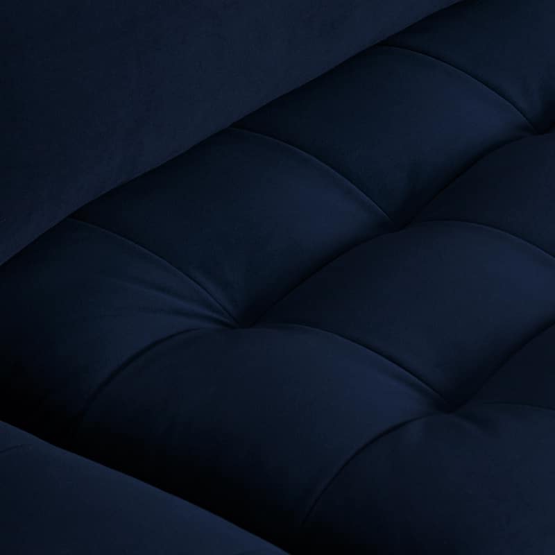 Poly and Bark Napa Fabric Left Sectional Sofa