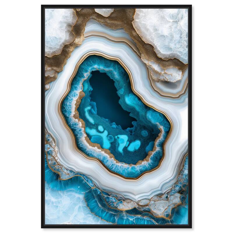 Gilded Geode Eye III Canvas by Art Remedy - Black - 16" x 24"