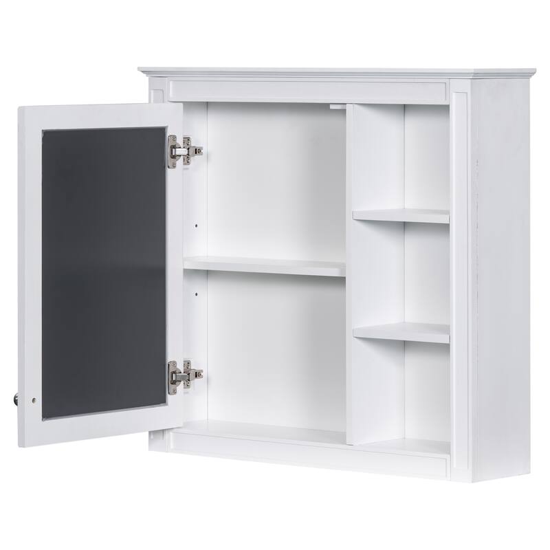 30'' x 28'' Medicine Cabinet, Wall Mounted Bathroom Storage Cabinet, Modern Bathroom Wall Cabinet with Mirror,Medicine Cabinet
