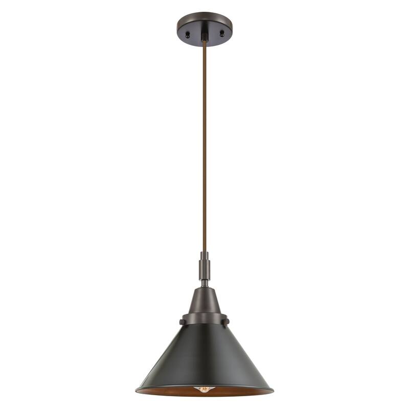 Innovations Lighting Downtown Urban - Caden Briarcliff - 1 Light 10" Cord Hung Mini Pendant - Oil Rubbed Bronze