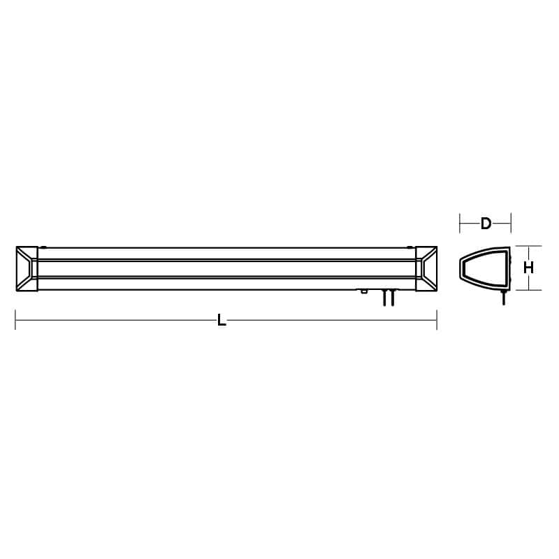 AFX IDB332E8 Ideal 3 Light 6" Tall Wall Sconce