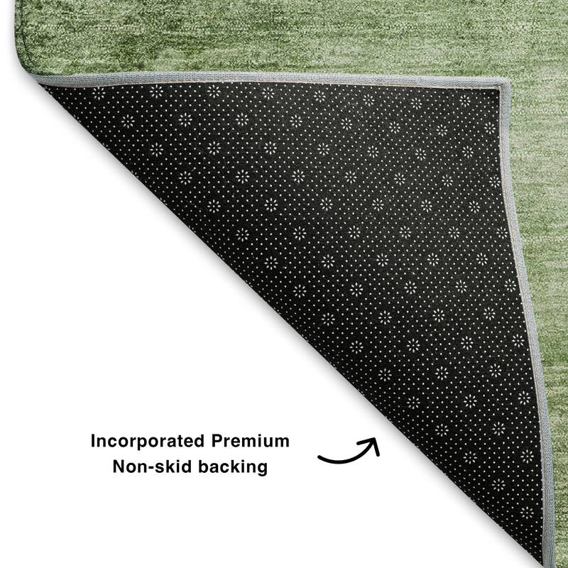 Premium Washable Super Soft Solid Ombre Mayfield Rug