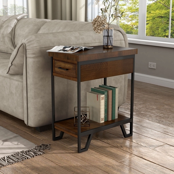Side table shop with usb