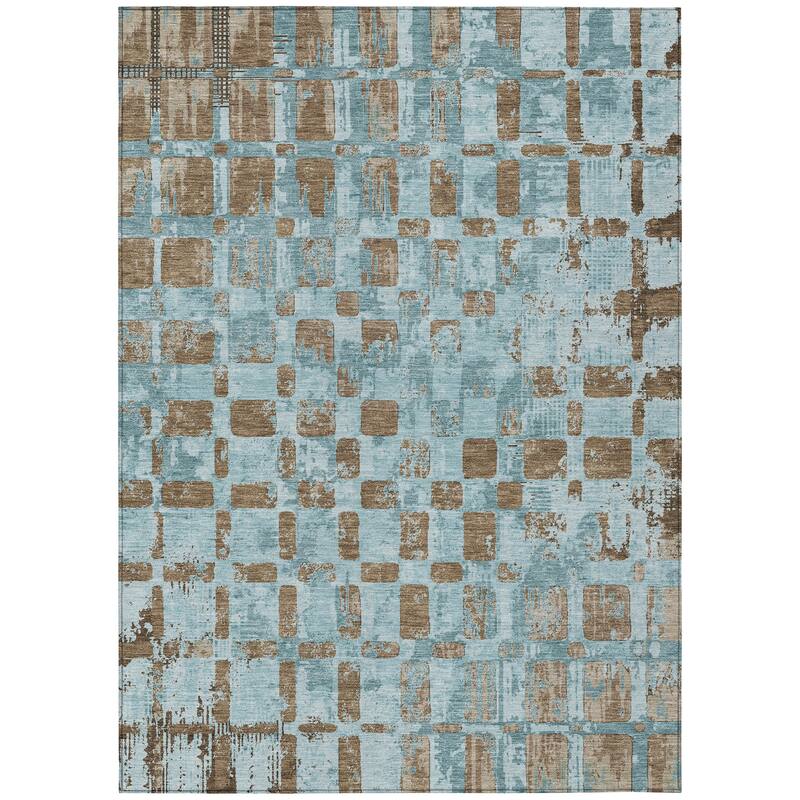 Machine Washable Indoor/ Outdoor Casual Foxfield Chantille Rug